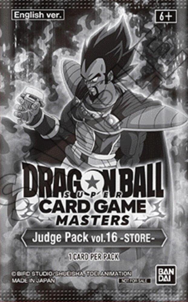 Judge Pack Vol16 Store  Judge Promotion Cards Dragonball Super card