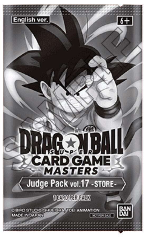 Judge Pack Vol17 Store  Judge Promotion Cards Dragonball Super card