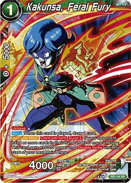 Kakunsa Feral Fury EB1-34 Battle Evolution Booster Dragonball Super card