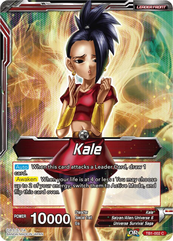 Kale Lady of Destruction Kale TB1-002 Tournament of Power Dragonball Super card
