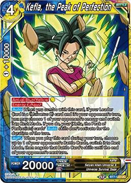 Kefla the Peak of Perfection BT7-122 Assault of the Saiyans Dragonball Super card