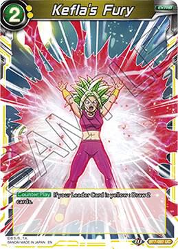 Keflas Fury BT7-097 Assault of the Saiyans Dragonball Super card