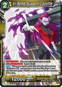 Ki Bomb Support Cocotte Foil TB1-088 Tournament of Power Dragonball Super card