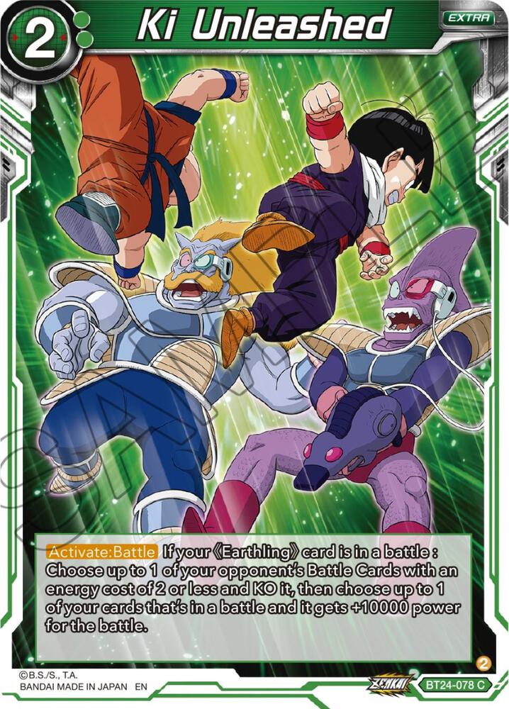 Ki Unleashed BT24-078 Beyond Generations Dragonball Super card