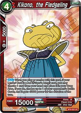 Kikono the Fledgeling Foil BT6-022 Destroyer Kings Dragonball Super card