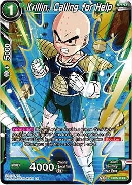 Krillin Calling for Help Foil EX06-17 Special Anniversary Set Dragonball Super card