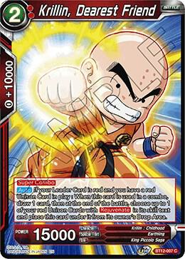 Krillin Dearest Friend Foil BT12-007 Vicious Rejuvenation Dragonball Super card