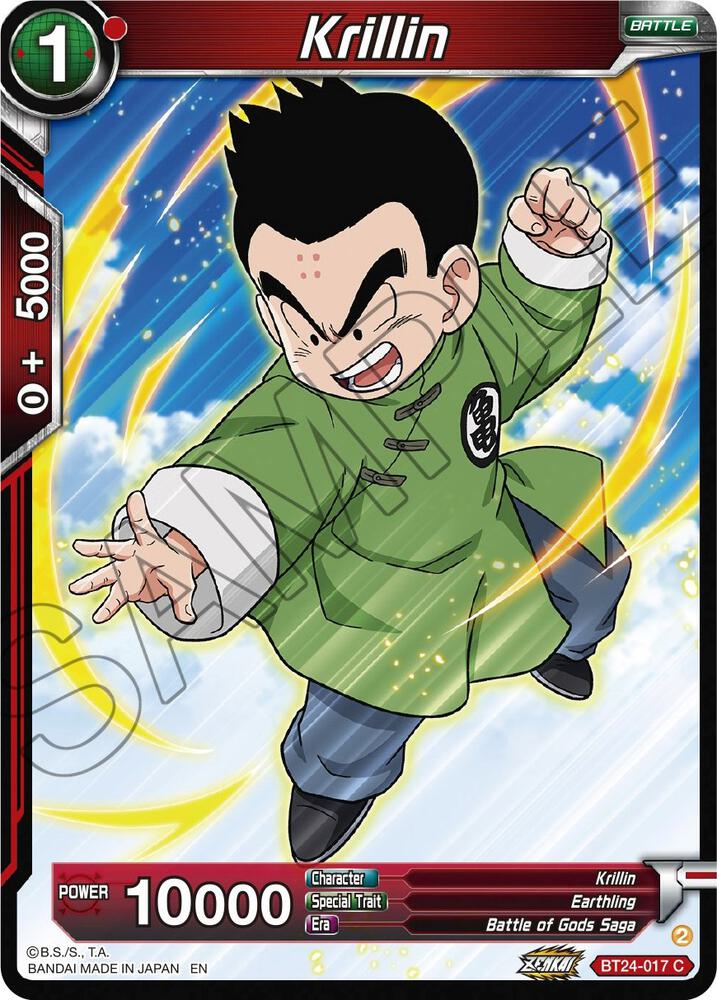 Krillin Foil BT24-017 Beyond Generations Dragonball Super card
