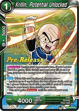 Krillin Potential Unlocked BT10-070 Rise of the Unison Warrior Pre-Release Cards Dragonball Super card