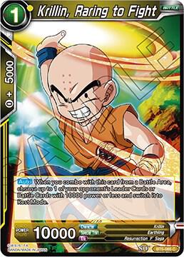 Krillin Raring to Fight BT5-085 Miraculous Revival Dragonball Super card
