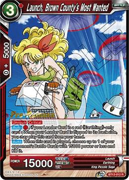 Launch Brown Countys Most Wanted Foil BT12-012 Vicious Rejuvenation Dragonball Super card
