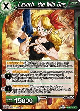 Launch the Wild One EB1-25 Battle Evolution Booster Dragonball Super card