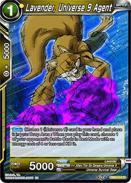 Lavender Universe 9 Agent Foil DB2-114 Draft Box 05 - Divine Multiverse Dragonball Super card