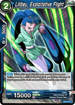 Lilibeu Exploitative Flight DB2-051 Draft Box 05 - Divine Multiverse Dragonball Super card