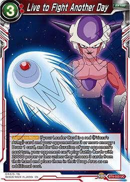 Live to Fight Another Day Foil BT6-023 Destroyer Kings Dragonball Super card