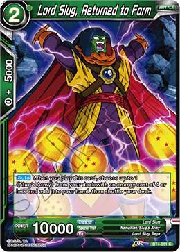 Lord Slug Returned to Form Foil BT4-061 Colossal Warfare Dragonball Super card