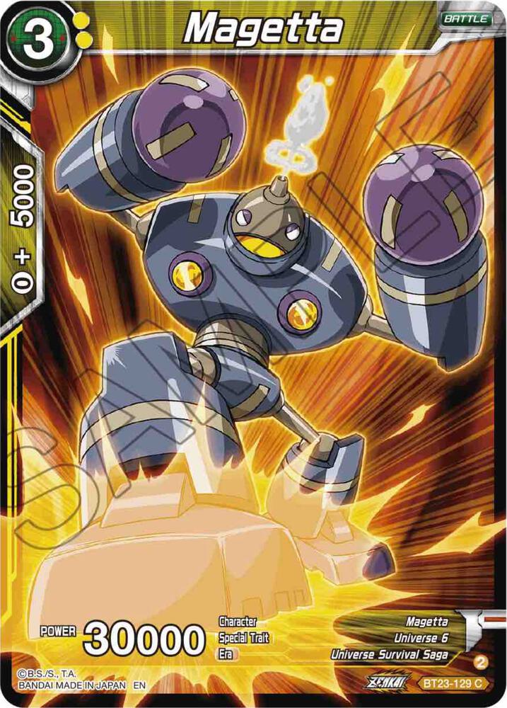 Magetta BT23-129 Perfect Combination Dragonball Super card