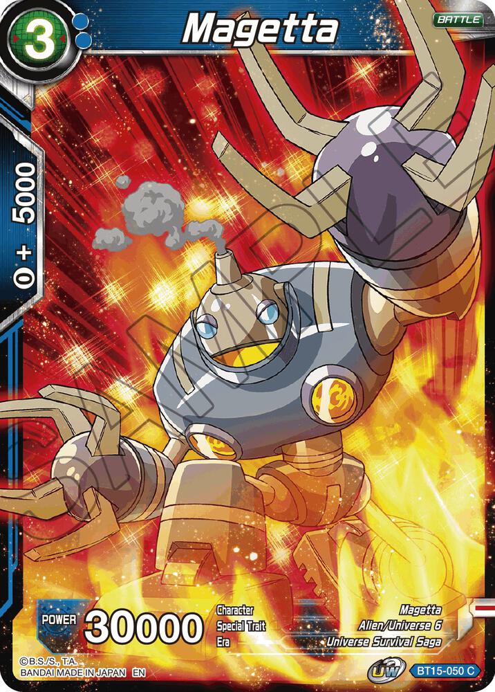 Magetta Foil BT15-050 Saiyan Showdown Dragonball Super card