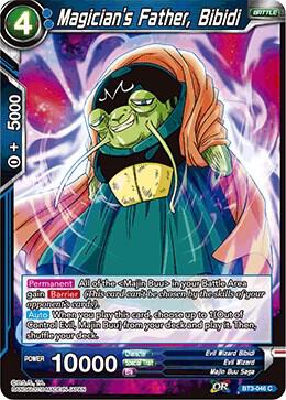 Magicians Father Bibidi Foil BT3-046 Cross Worlds Dragonball Super card