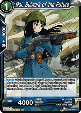 Mai Bulwark of the Future Foil BT10-048 Rise of the Unison Warrior Dragonball Super card