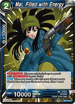 Mai Filled with Energy Foil BT7-034 Assault of the Saiyans Dragonball Super card