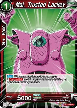 Mai Trusted Lackey BT5-018 Miraculous Revival Dragonball Super card