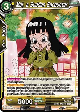 Mai a Sudden Encounter BT8-080 Malicious Machinations Dragonball Super card