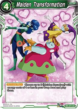 Maiden Transformation Foil TB1-071 Tournament of Power Dragonball Super card