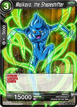 Majikayo the Shapeshifter Foil DB2-154 Draft Box 05 - Divine Multiverse Dragonball Super card