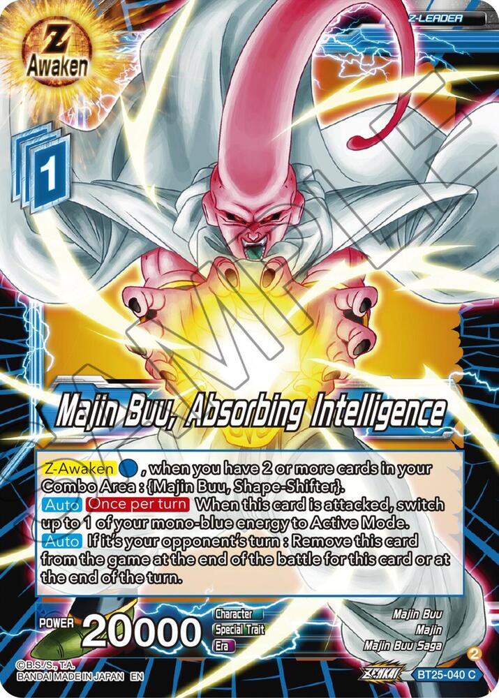 Majin Buu Absorbing Intelligence BT25-040 Legend of the Dragon Balls Dragonball Super card