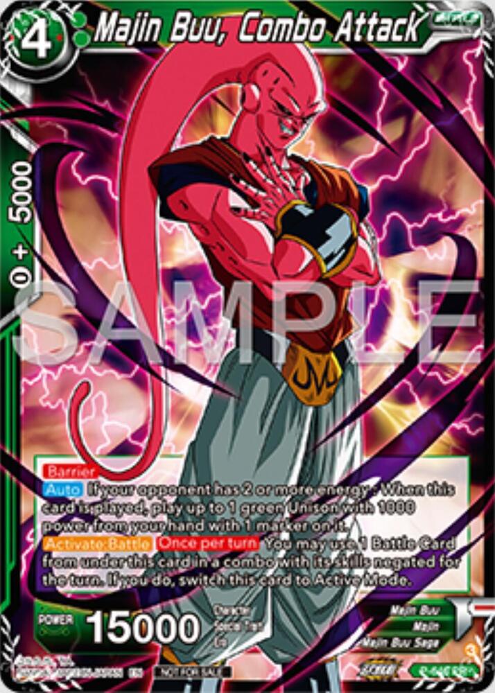 Majin Buu Combo Attack P-646 Tournament Promotion Cards Dragonball Super card