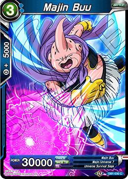 Majin Buu Foil DB1-030 Draft Box 04 - Dragon Brawl Dragonball Super card
