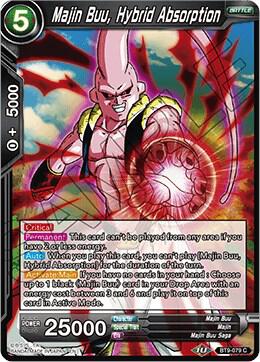 Majin Buu Hybrid Absorption Foil BT9-079 Universal Onslaught Dragonball Super card