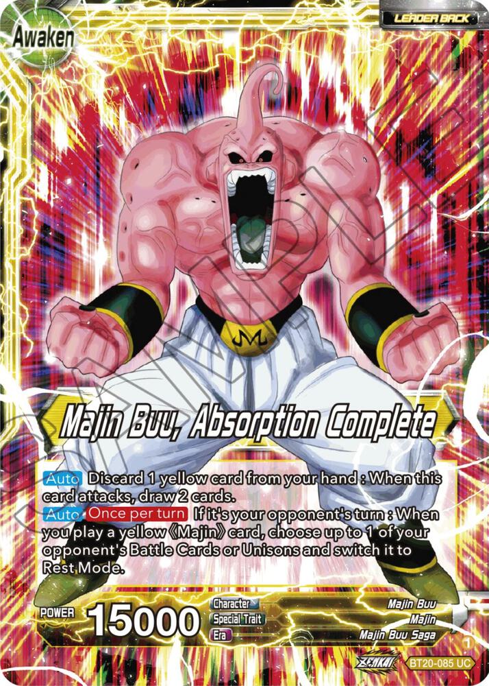 Majin Buu Majin Buu Absorption Complete BT20-085 Power Absorbed Dragonball Super card