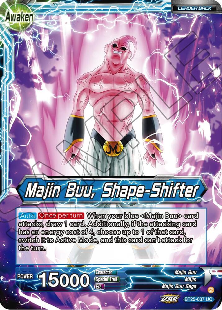 Majin Buu Majin Buu Shape Shifter BT25-037 Legend of the Dragon Balls Dragonball Super card
