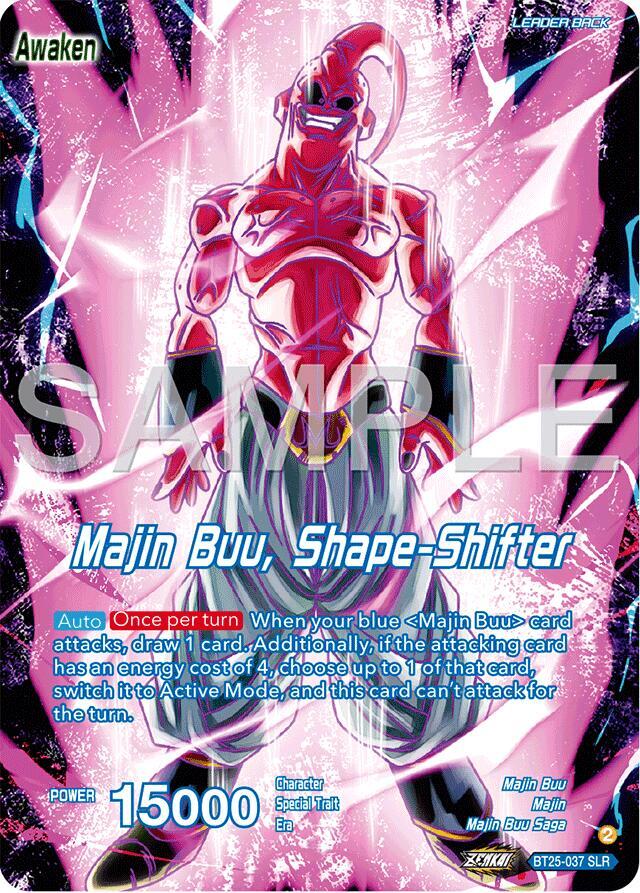 Majin Buu Majin Buu Shape Shifter SLR BT25-037 Legend of the Dragon Balls Dragonball Super card