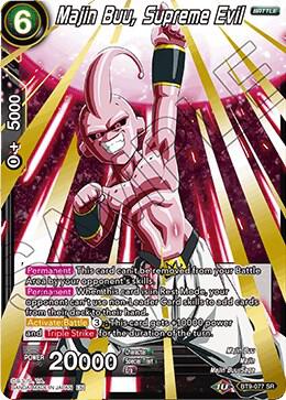 Majin Buu Supreme Evil BT9-077 Universal Onslaught Dragonball Super card