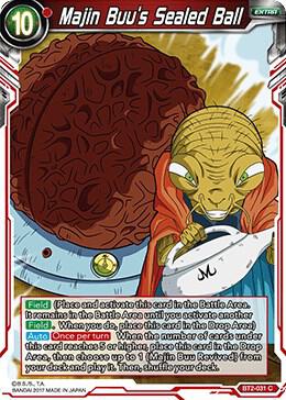 Majin Buus Sealed Ball BT2-031 Union Force Dragonball Super card