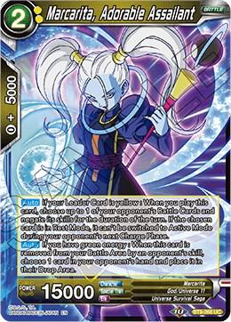 Marcarita Adorable Assailant Foil BT9-066 Universal Onslaught Dragonball Super card