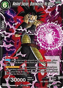 Masked Saiyan Brainwashed No More Event Pack 08 P-263 Tournament Promotion Cards Dragonball Super card