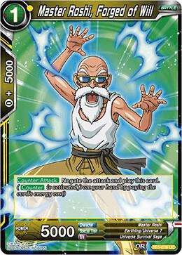 Master Roshi Forged of Will TB1-076 Tournament of Power Dragonball Super card