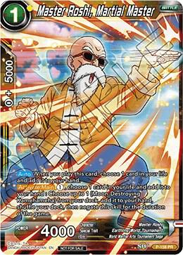 Master Roshi Martial Master Power Booster World Martial Arts Tournament Foil P-158 Promotion Cards Dragonball Super card