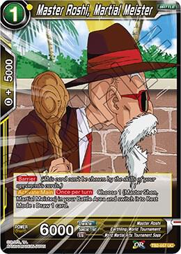 Master Roshi Martial Meister Foil TB2-057 World Martial Arts Tournament Dragonball Super card