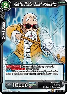 Master Roshi Strict Instructor Foil BT6-110 Destroyer Kings Dragonball Super card
