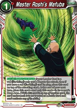 Master Roshis Mafuba Foil BT12-024 Vicious Rejuvenation Dragonball Super card