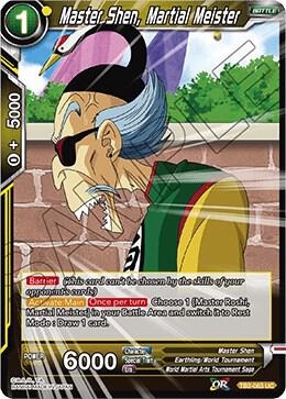 Master Shen Martial Meister TB2-063 World Martial Arts Tournament Dragonball Super card