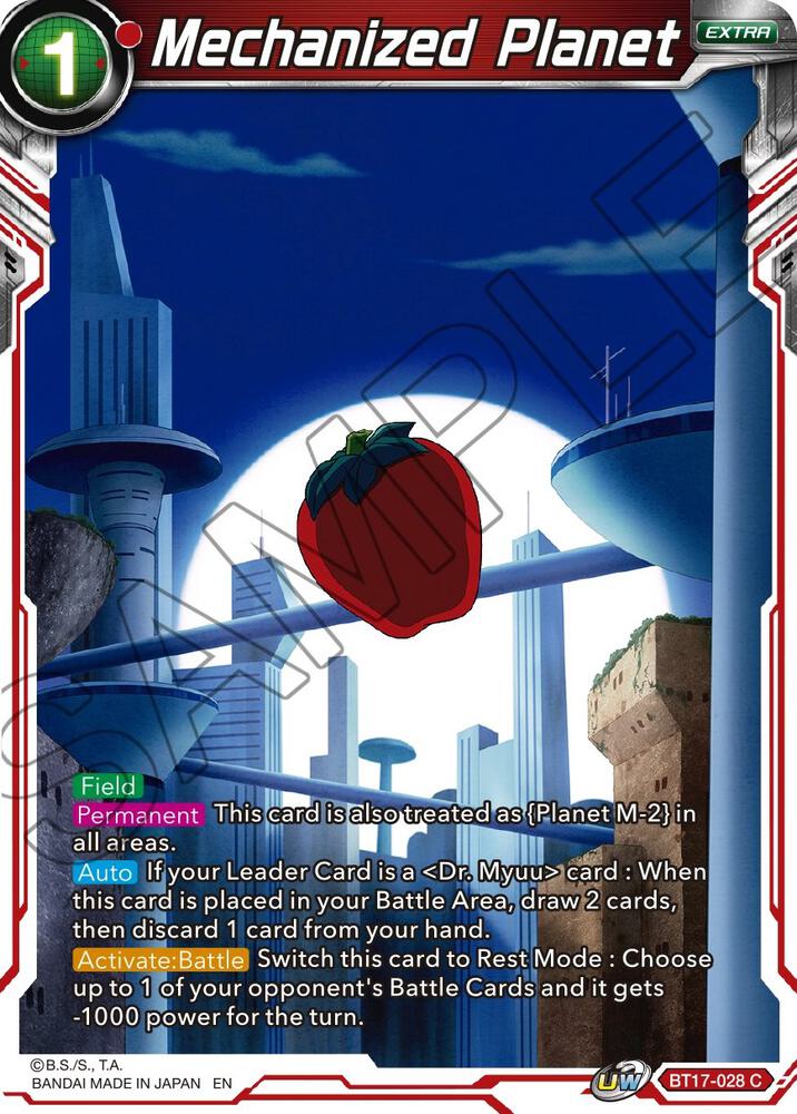Mechanized Planet BT17-028 Ultimate Squad Dragonball Super card