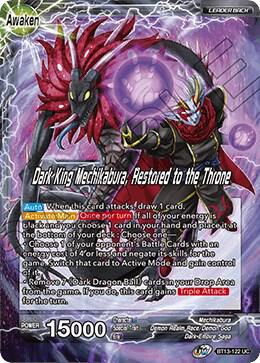 Mechikabura Dark King Mechikabura Restored to the Throne BT13-122 Supreme Rivalry Dragonball Super card