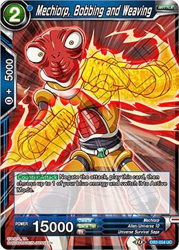 Mechiorp Bobbing and Weaving Foil DB2-054 Draft Box 05 - Divine Multiverse Dragonball Super card