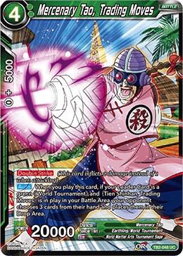 Mercenary Tao Trading Moves Foil TB2-048 World Martial Arts Tournament Dragonball Super card